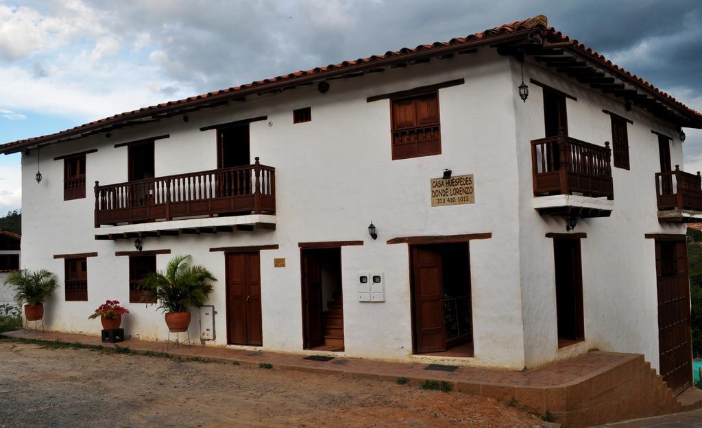 Hospedaje Donde Lorenzo Barichara Exteriér fotografie