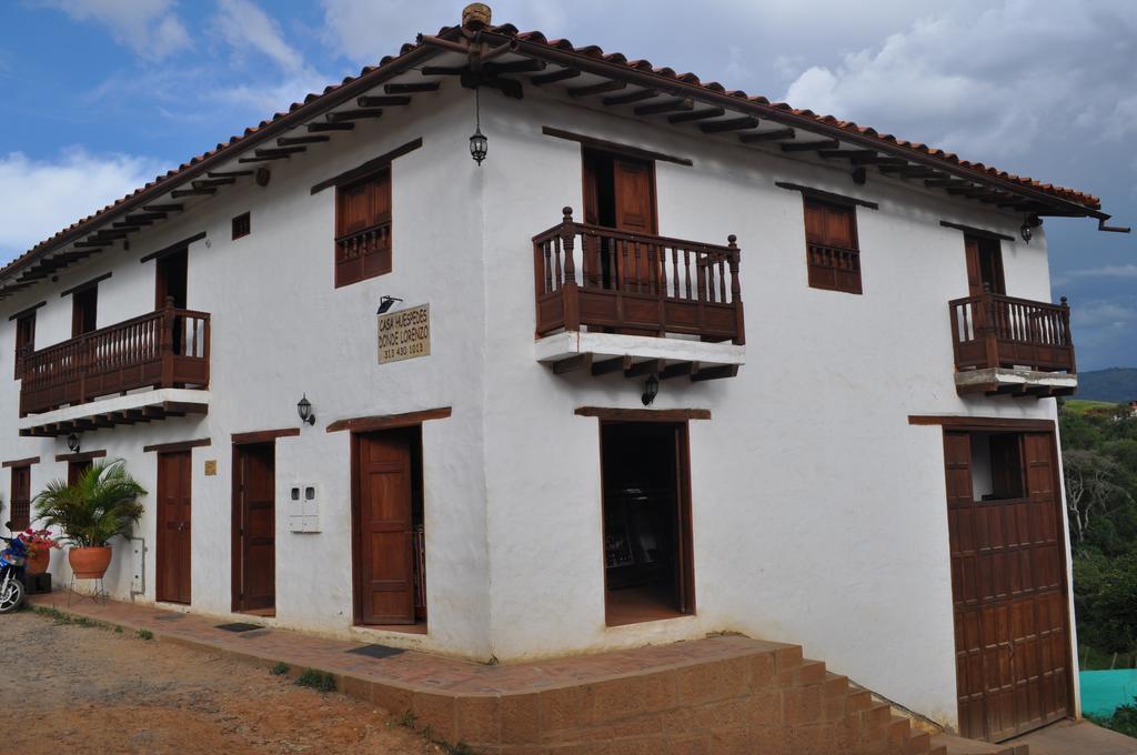 Hospedaje Donde Lorenzo Barichara Exteriér fotografie